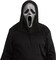 Fun World Officially Licensed Ghost Face Crystal Bling Mask Costume Accessory, Silver